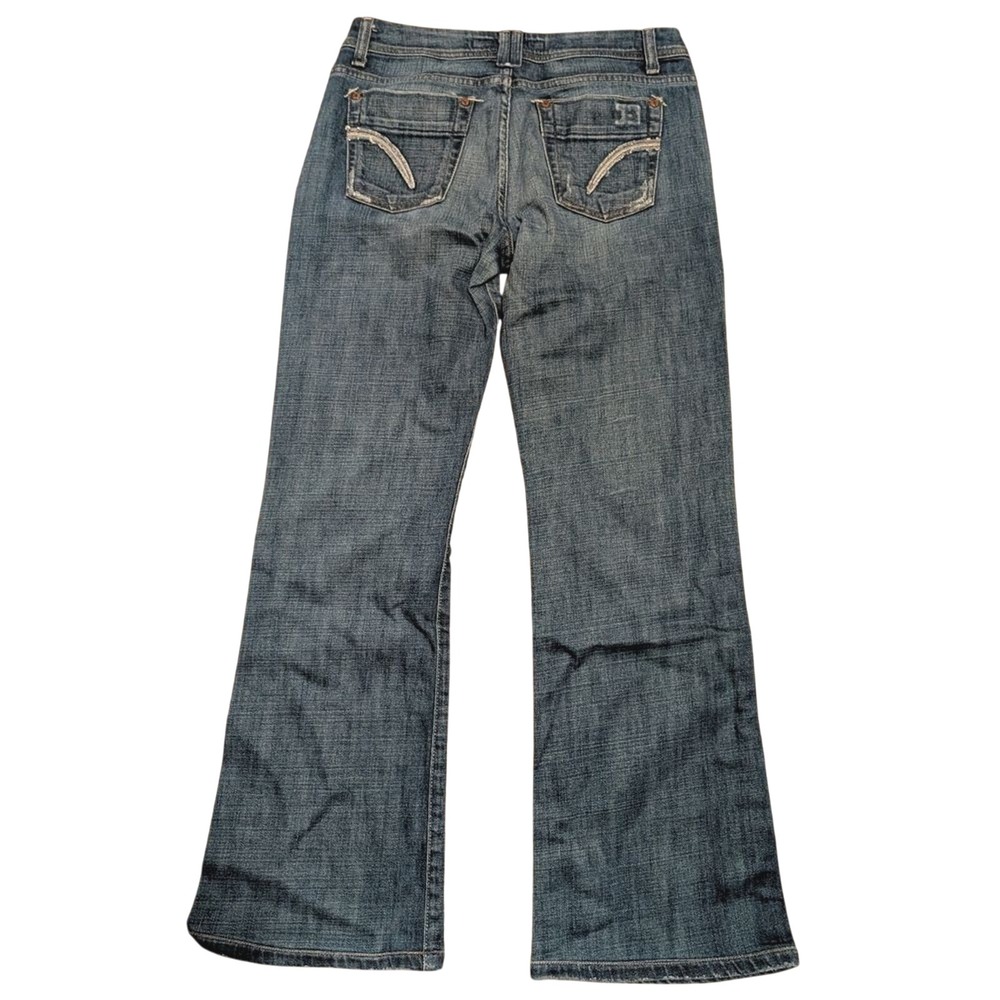 Joe's Jeans 28 x 30 Harvy Bootcut Boot‎ Leg Designer Denim Rips Ripped